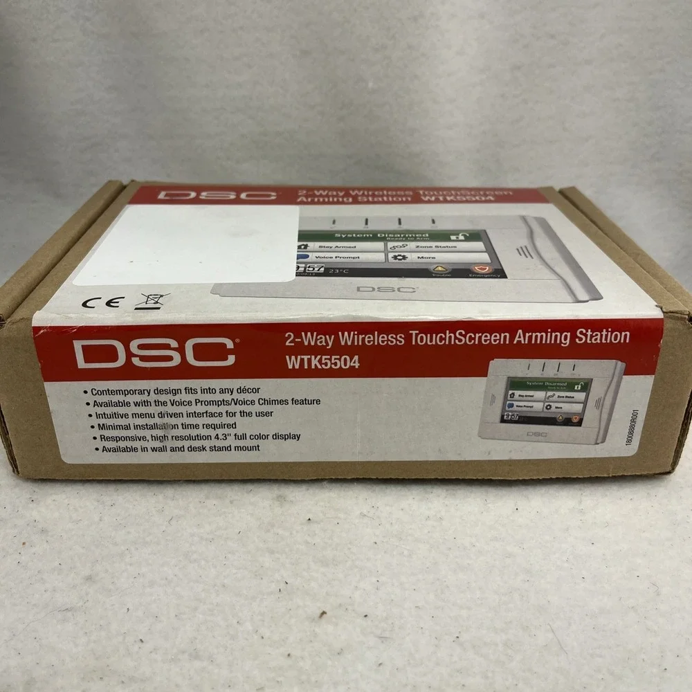 DSC WTK5504 ADT 2-Way Touchscreen Arming Station For PowerSeries NEW Open Box